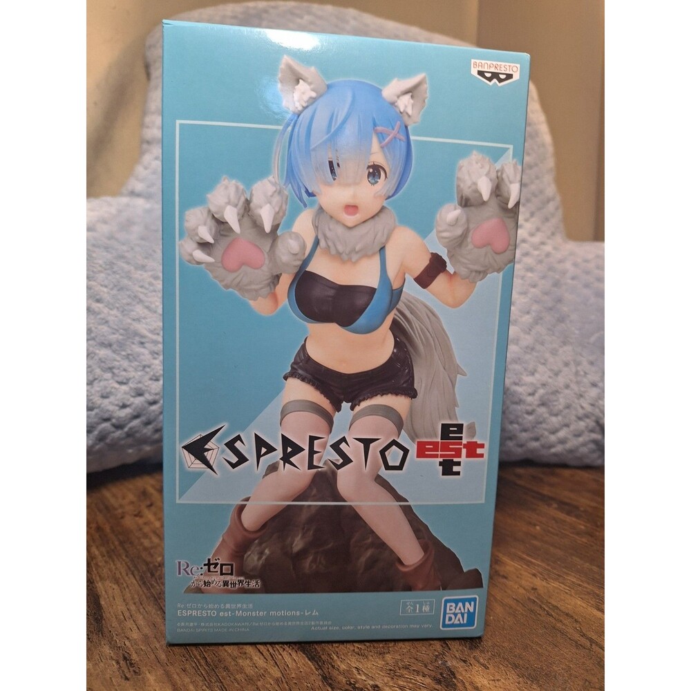 Re Zero Espresto Monster Motions REM Figure NEW